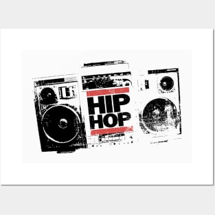 HIP HOP BOOMBOX Posters and Art